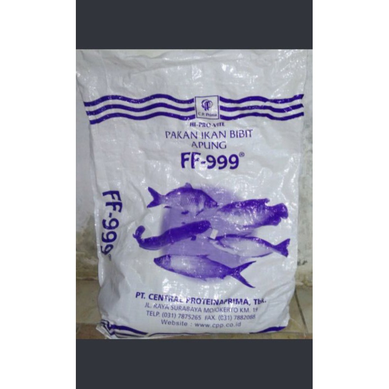 Pelet FF 999 Pakan size 4-6cm(1kg)