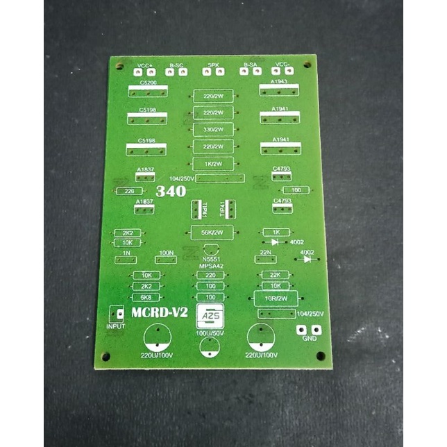 PCB Driver Power Amplifier MCRD V2  Sublow