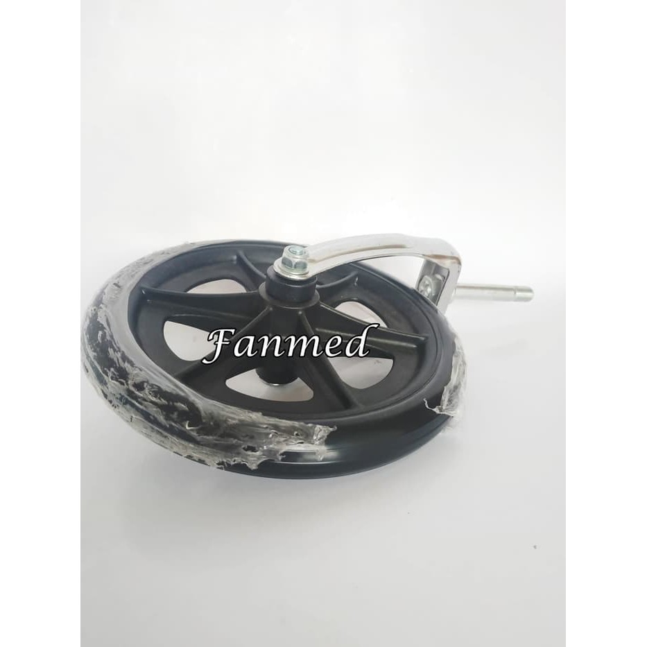 Suku cadang Sparepart Part Roda Bagian Depan Kursi Roda Wheelchair