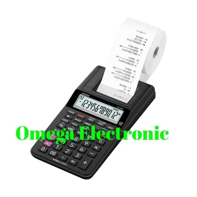 

CASIO HR 8 RC - PRINTING CALCULATOR STRUK KALKULATOR KASIR HR 8RC - CUCI GUDANG LHOOO