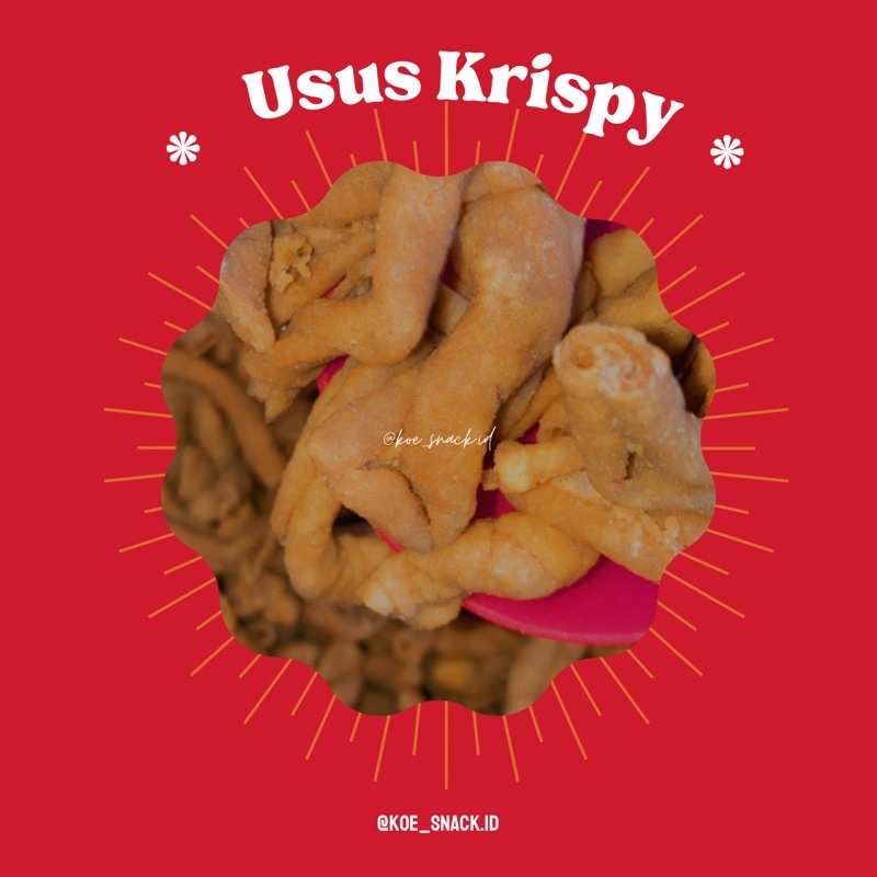 

CEMILAN BEST SELLER | USUS KRISPY BY @KOE_SNACK.ID