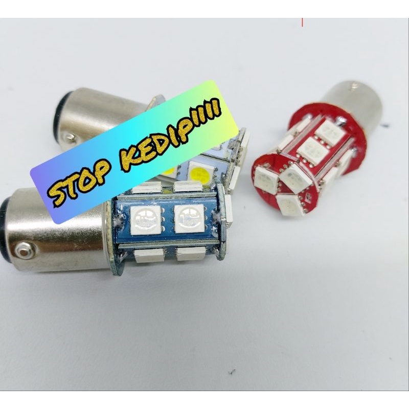 Lampu stop rem belakang 13 led / 13 mata motor mobil angkot dll pnp