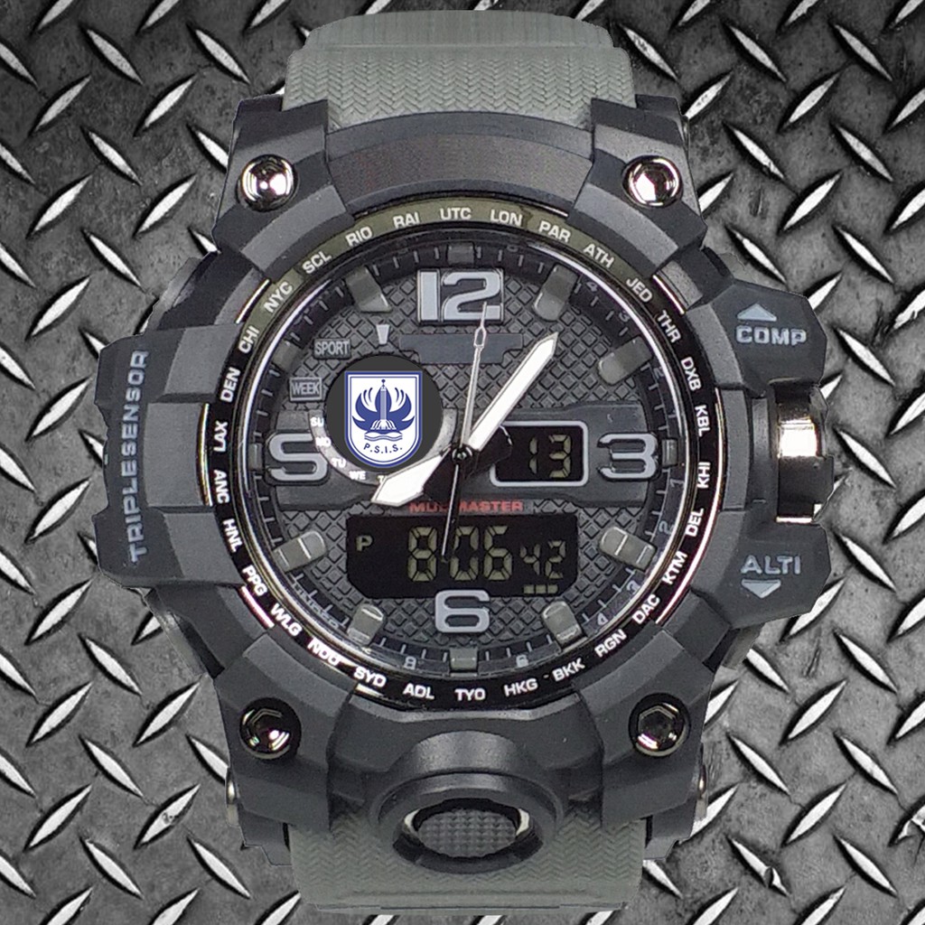(Istimewa Bossque) Jam PSIS Double Time Tali Abu-Abu (Exclusive)
