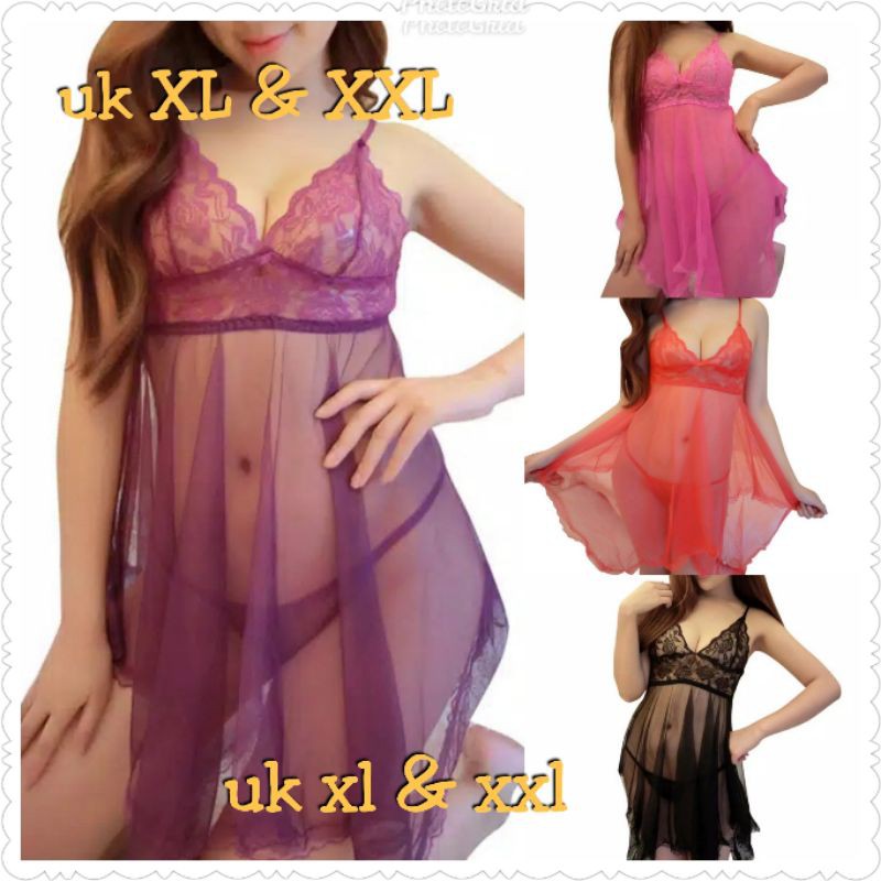 LINGERIE JUMBO-BAJU TIDUR SEKSI-LINGERIE L XL XXL
