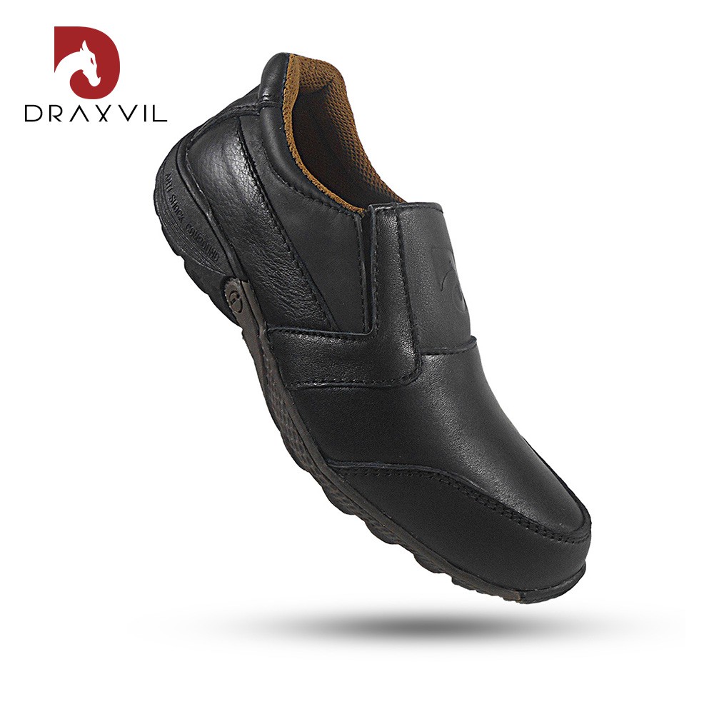 Draxvil Kulit Sapi Asli - Sepatu Pria Slip On Kulit Sapi Asli Draxvil