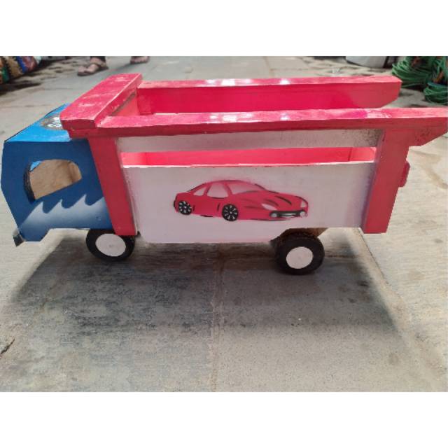 (BISA COD) MAINAN TRUK UKURAN SEDANG 48x22x25 cm - MAINAN ANAK EDUKATIF - SOUVENIR MURAH KHAS JOGJA