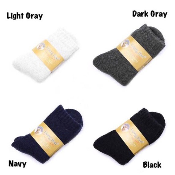 Kaos Kaki Musim Dingin Pria / Wanita Wool Bulu Domba Import Tebal Hangat / Winter Thermal Socks