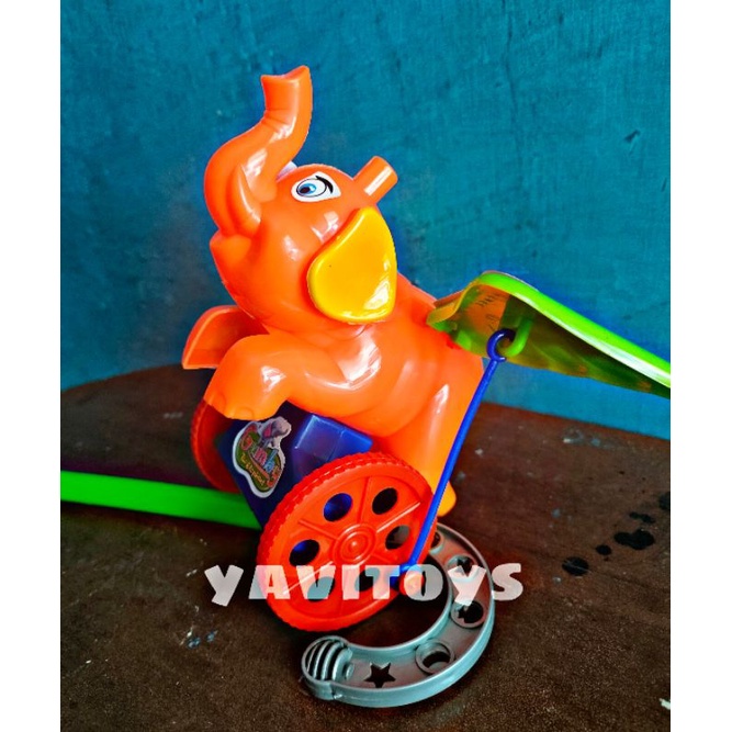 OCT 7005 GAJAH DORONG MEMAKAI TONGKAT / MAINAN ANAK MODEL GAJAH DORONG MEMAKAI TONGKAT