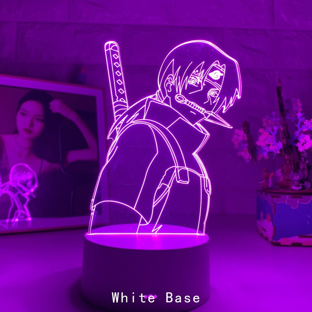 LAMPU LED ITACHI UCHIHA PURINSU ANIME LIGHT MOOD HIAS KAMAR FIGURE RGB TIDUR AKRILIK ACRYLIC TOKYO R