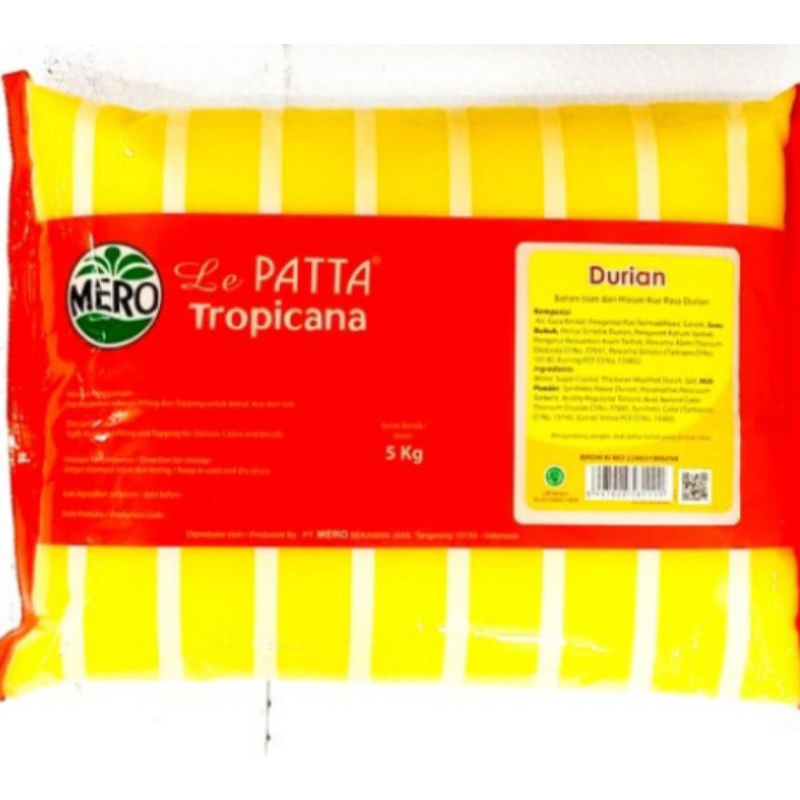 

le patta Durian reguler hijau