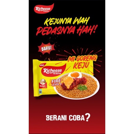 Mie Goreng Richeese ( 1dus = 40pcs )