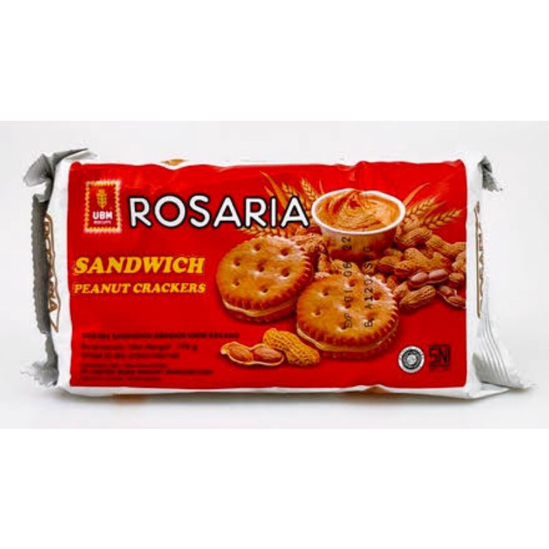 Rosaria Sandwich Peanut Crackers 170g