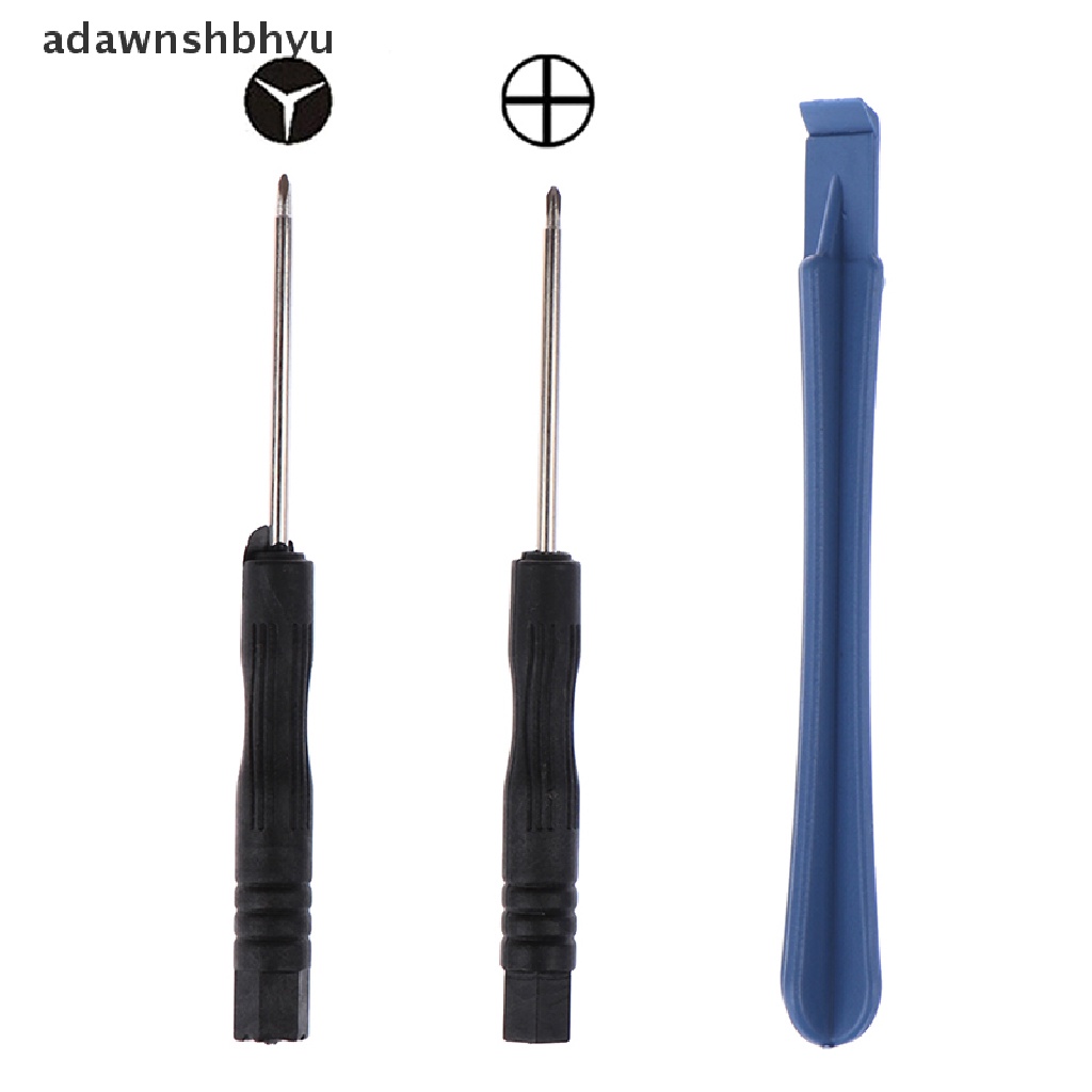 Adawnshbhyu 3pcs/set Obeng Pembuka tools kit Reparasi Sekrup Untuk Switch NS