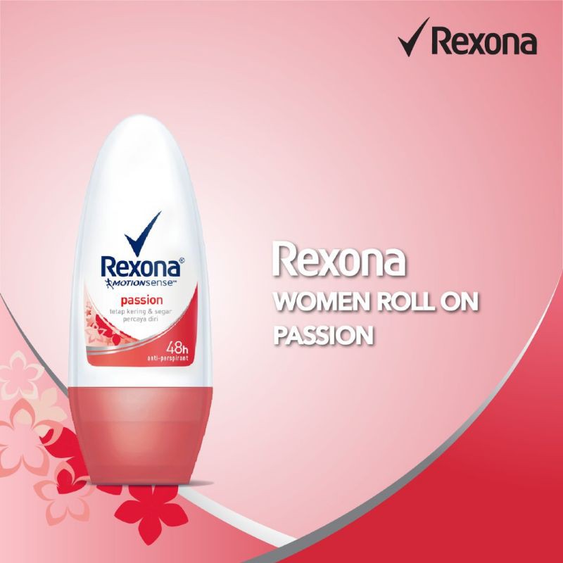 Rexona Women Anti Perspirant Deodorant Roll On Passion 45 ml