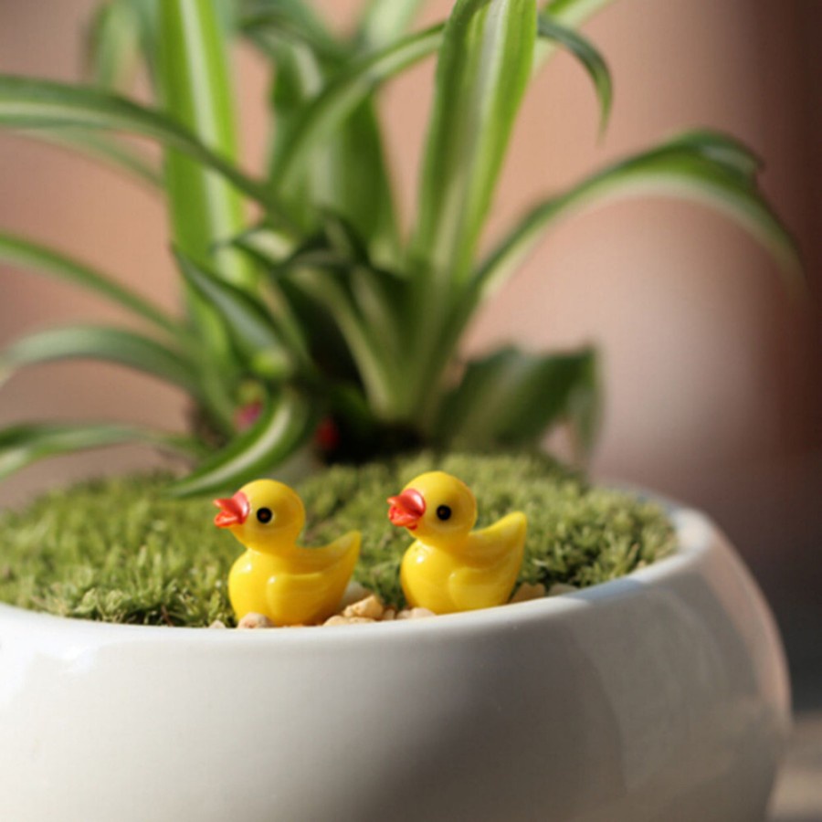 Miniatures - Terrariums - Fairy Garden - Animal_Yellow Duck (6pcs)