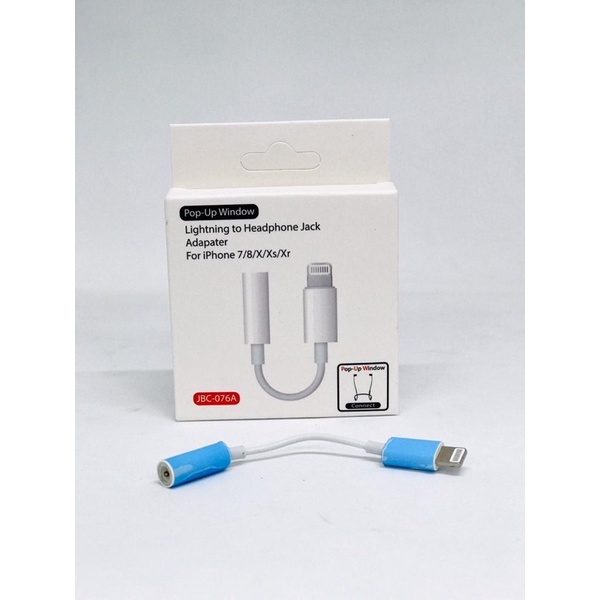 PROMO VIBOX JH002 KABEL AUX CONNECTOR 3.5MM SINGLE LIGHTNING BLUETOOTH CONNECTION JH-002