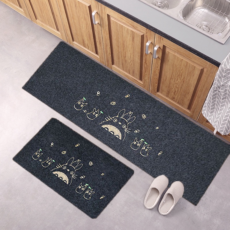 Dirt-proof Kitchen Floor Mat Keset Panjang Dapur Anti Kotor Alas Lantai Kamar Tidur Depan Rumah Anti Slip Polyester