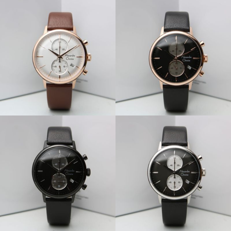 JAM TANGAN PRIA ALEXANDRE CHRISTIE AC 6572 / AC6572 LEATHER