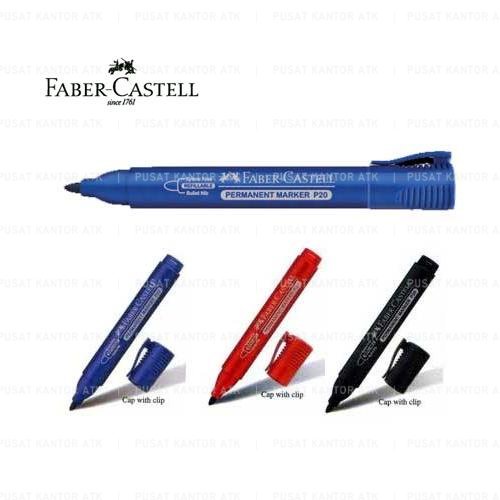 

Spidol Permanen Faber castell Permanent Marker P20 Pewarna Mewarnai