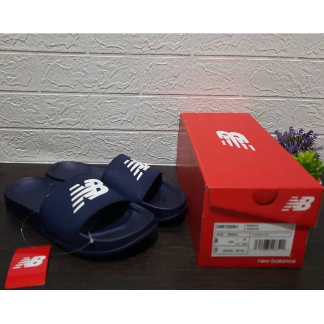 SANDAL SLIDE NEW BALANCE NAVY ORIGINAL