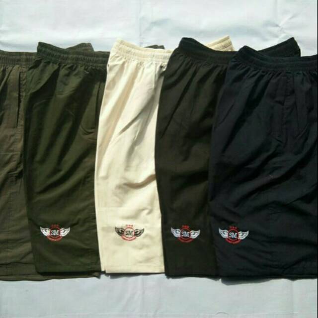  Celana  Pendek Polos Katun  SUPER  BIG SIZE JUMBO  Shopee 