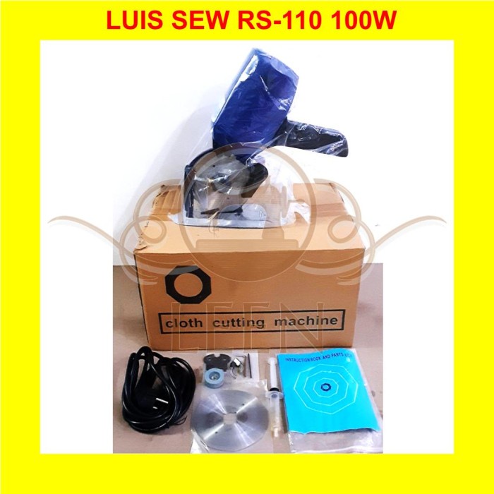 Luis Sew RS-110 100W Mesin Potong Octa Bahan Kain Portable RS110 LEEN