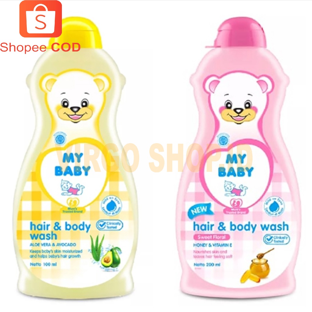 My Baby Hair &amp; Body Wash 200 ml / My Baby Hair And Body Wash / Body Wash / Perawatan Rambut / Hair And Body Wash Baby