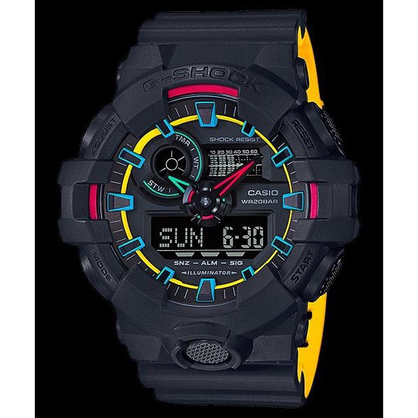 Jam Tangan Pria Sporty Casio G-Shock Original GA-700SE-1A9 Original