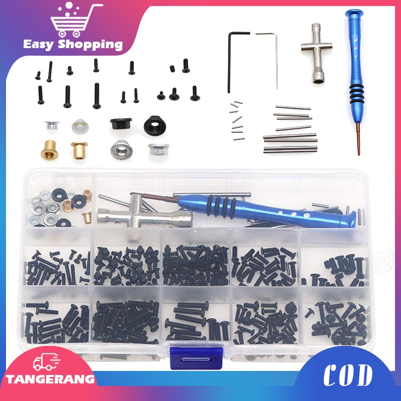 Set Sekrup Baut 316 In 1 Sekrup Pengencang Untuk Reparasi Mobil wltoys 144001