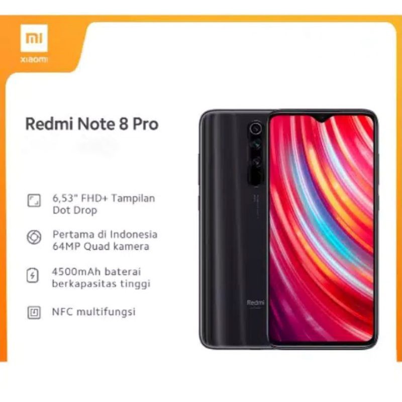 XIAOMI REDMI NOTE 8 PRO 6/64GB & 6/128GB GARANSI RESMI