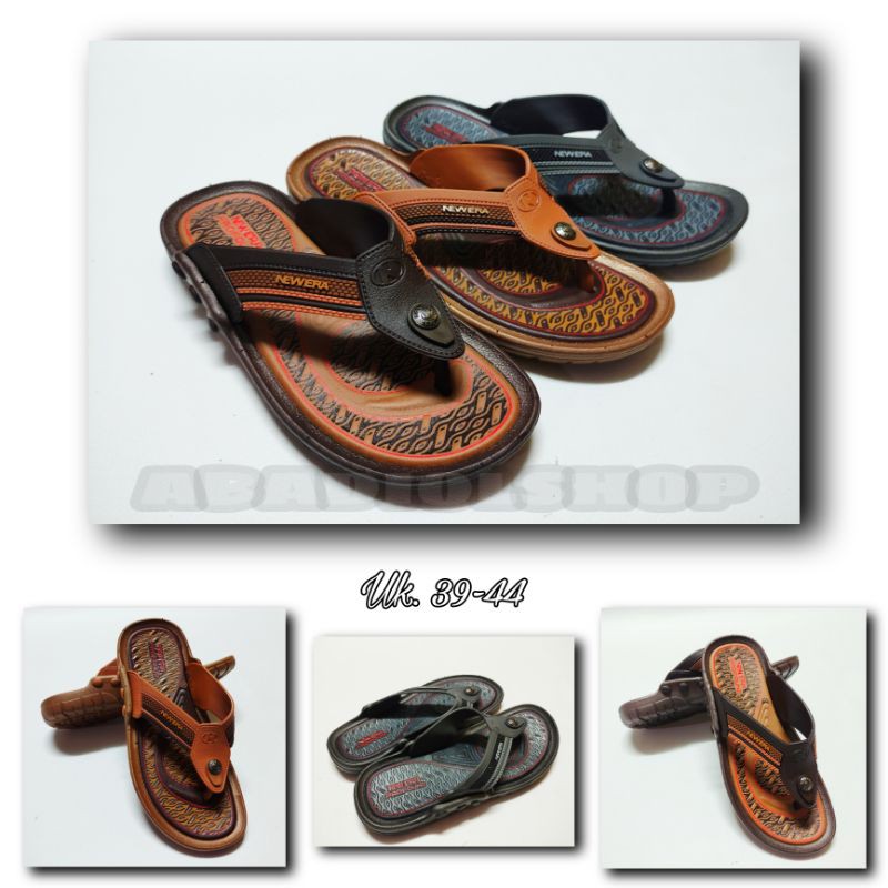 NEW ERA - SANDAL JEPIT NEW ERA 8015 TERBARU / SANDAL CASUAL PRIA DEWASA / SANDAL PRIA MOTIF BATIK / SANDAL KARET / SANDAL JEPIT IMPORT / SANDAL TRENDY / SANDAL SANTAI / FASHION PRIA DEWASA