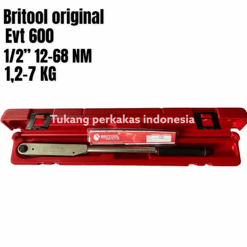 BRITOOL EVT 600 AEX KUNCI TORSI KUNCI MOMEN 1/2 INCH TORQUE WRENCH