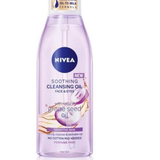 ☜ Nivea Soothing Cleansing Oil Grape Seed Oil Makeup Remover 150ml ☏