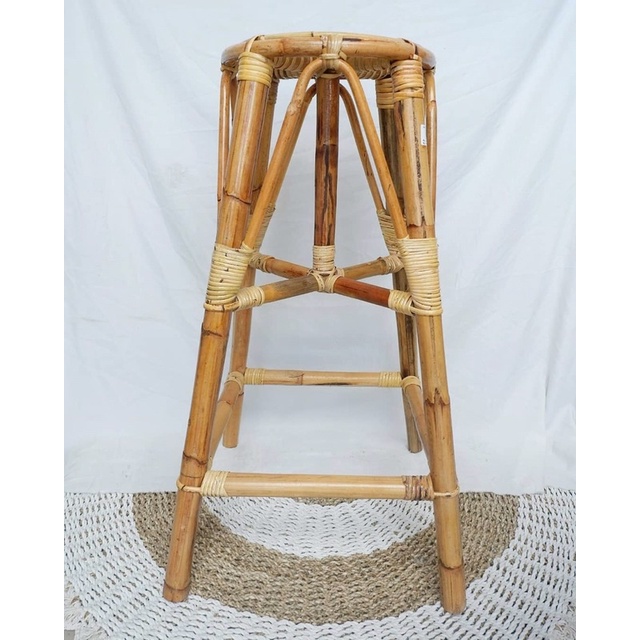 STOOL ROTAN TINGGI