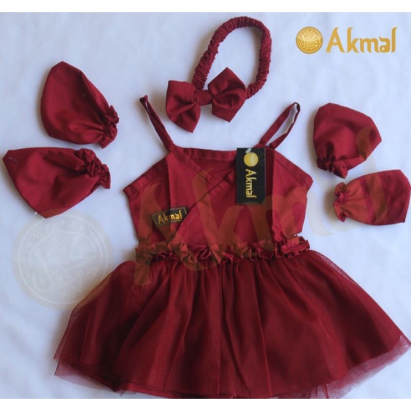 dress tutu bayi usia 0-6 bulan free bando + sartaki