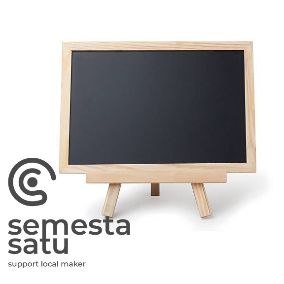 

Papan tulis kecil small chalk board easel signboard