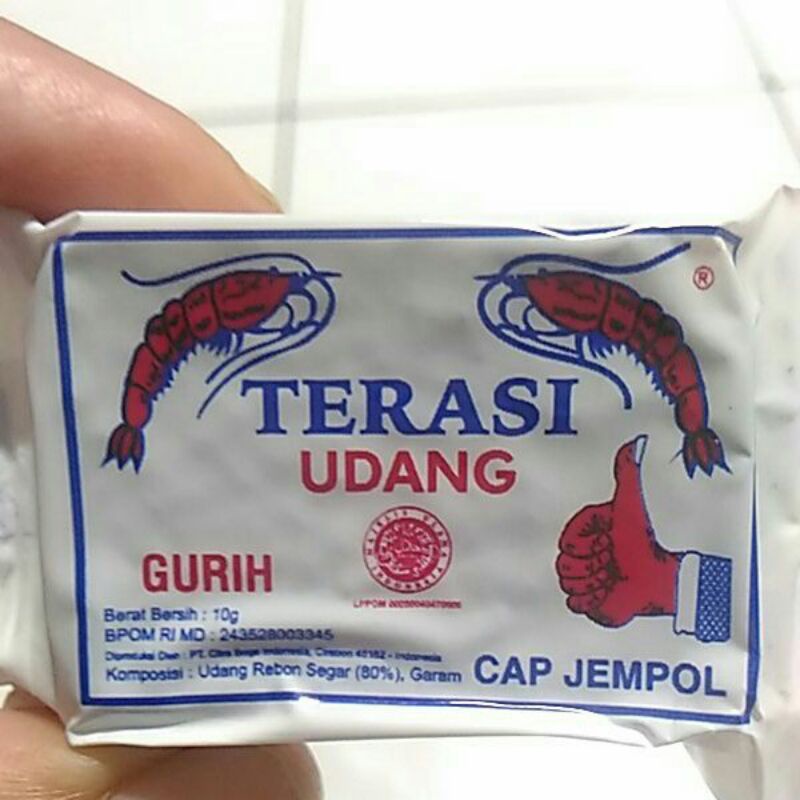 

Terasi udang cap jempol satuan 10gr