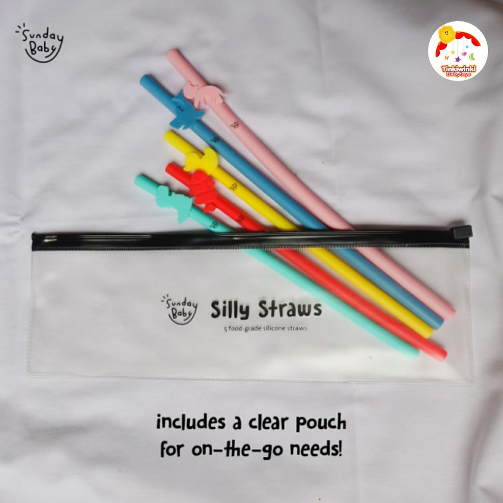 Sunday Baby Silly Straw Sedotan Silicone