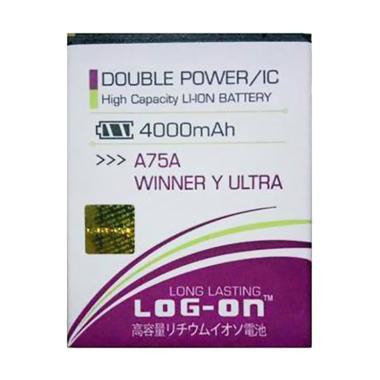 Batre Baterai Double Power IC Log-On EVERCOSS A75A / A75 / A75G