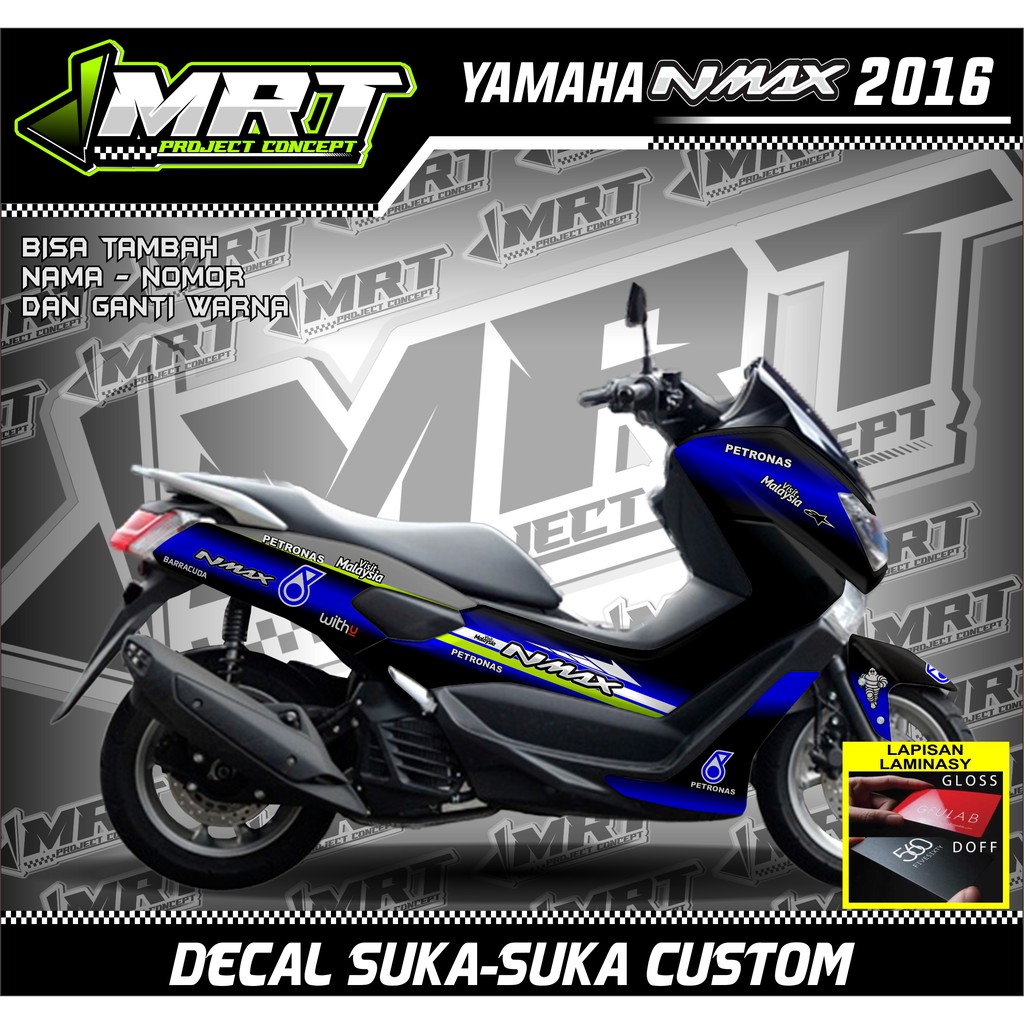 Decal Nmax Tahun 2012-2019 Full Body, Stiker Dekal Nmax 2012-2019 Full Body