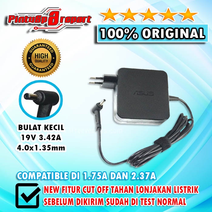 Casan Adaptor Charger Asus 14 A411 X411 A411U X411Q X411QA X411U X411UA ORIGINAL ORI 19V 3.42A 2.37A