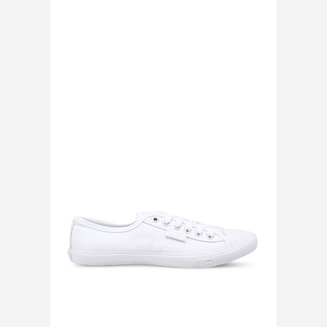 superdry white plimsolls
