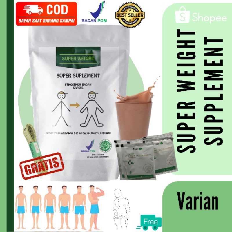 

Obat Gemuk Badan Vitamin Penggemuk Badan Master Weight Gain Susu Penambah Berat Badan Bpom