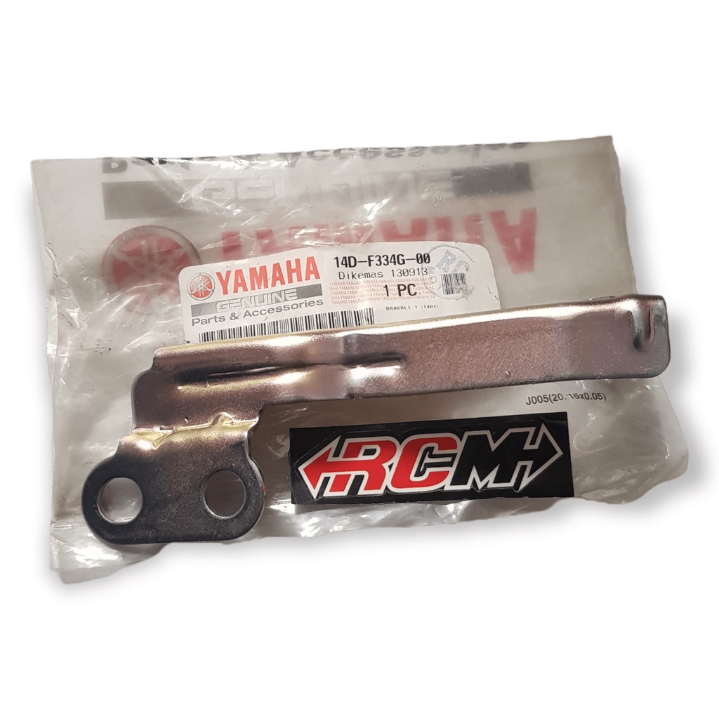 14D-F334G-00 BRACKET BRAKET BREKET SUB ASSY DUDUKAN SELANG REM DPN DEPAN MIO SMILE SOUL ORI ORIGINAL YAMAHA YGP ASLI