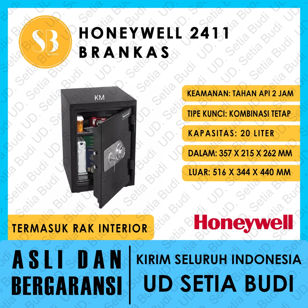 Brankas Honeywell 2411 Asli dan Bergaransi