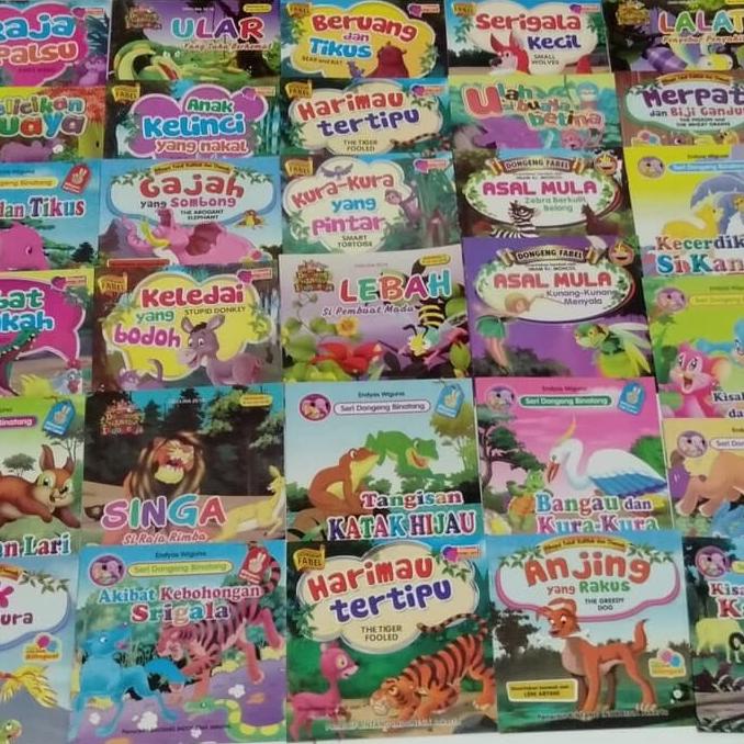 

[BISA COD] Buku Cerita Anak Paket Murah Isi 25 Bergambar