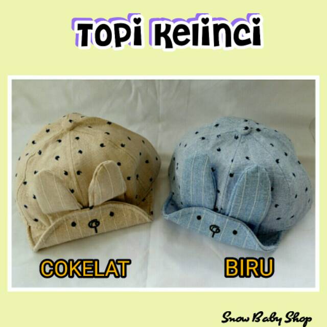 Topi Bayi / Topi Anak / Topi Kelinci / Topi Pet