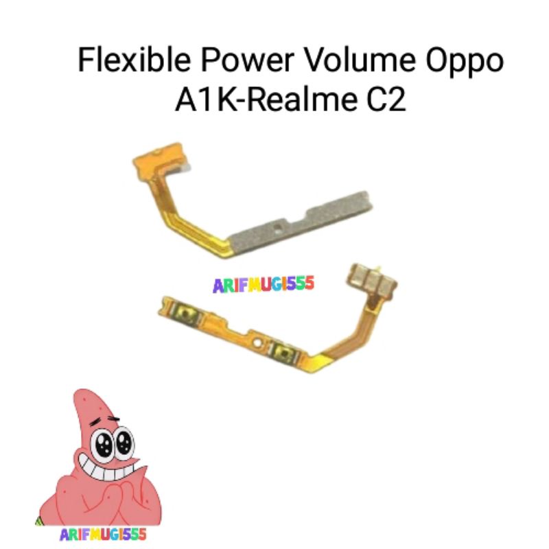 Flexible Flexibel Power Volume Oppo A1K-Realme C2 Original