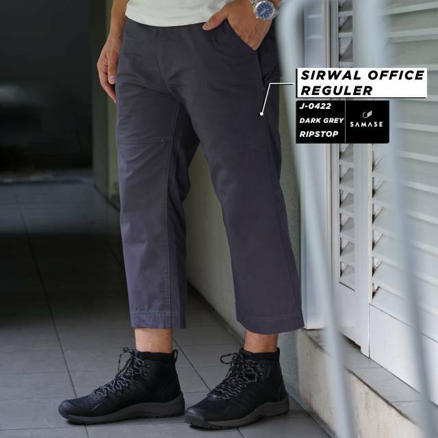 SAMASE SIRWAL OFFICE REGULER J-042 RIPSTOP | DARK GREY