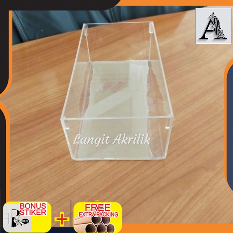 Terlaris akrilik box custom (30 x 9 x 8)